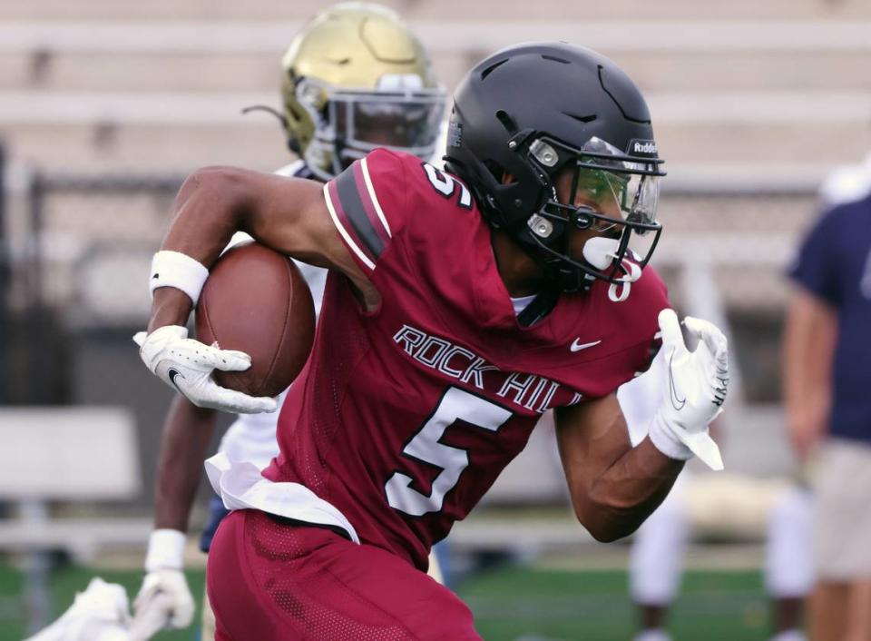 Rock Hill High School defeated Cuthbertson at the jamboree Friday, Aug. 11, 2023 in Rock Hill.