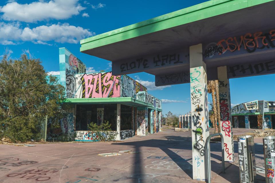 abandoned water park