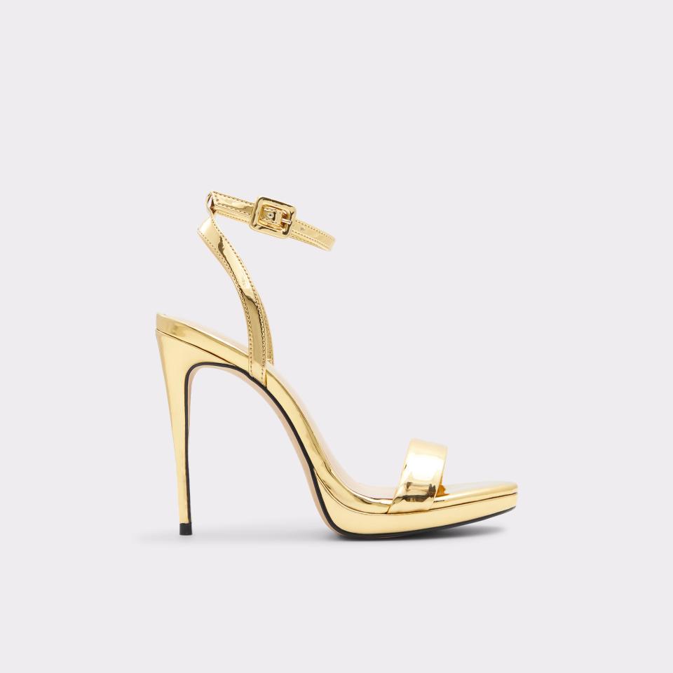 Aldo Shoes Kat Gold Women's Strappy Sandals