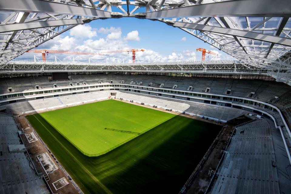 Es wurde für die WM 2018 komplett neu gebaut und befindet sich an der Ostsee.