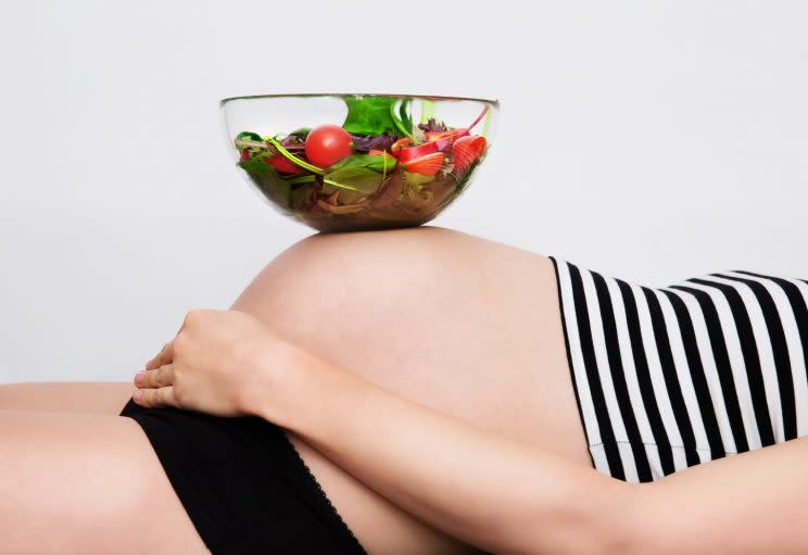 Could this salad induce labor?