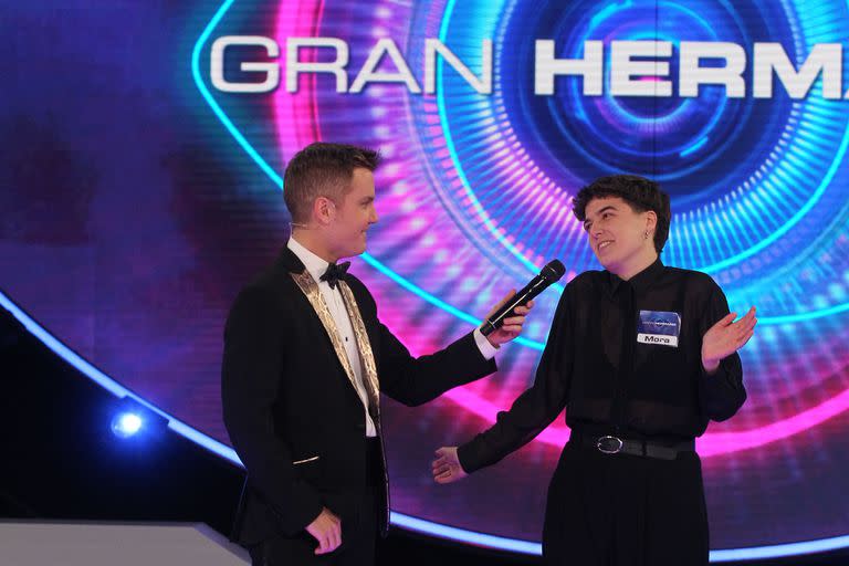  Mora, en el momento que ingresó en Gran Hermano