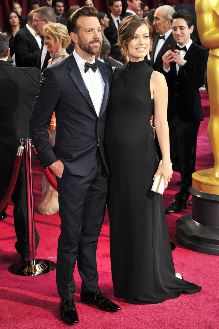 The former couple on the Oscars red carpet