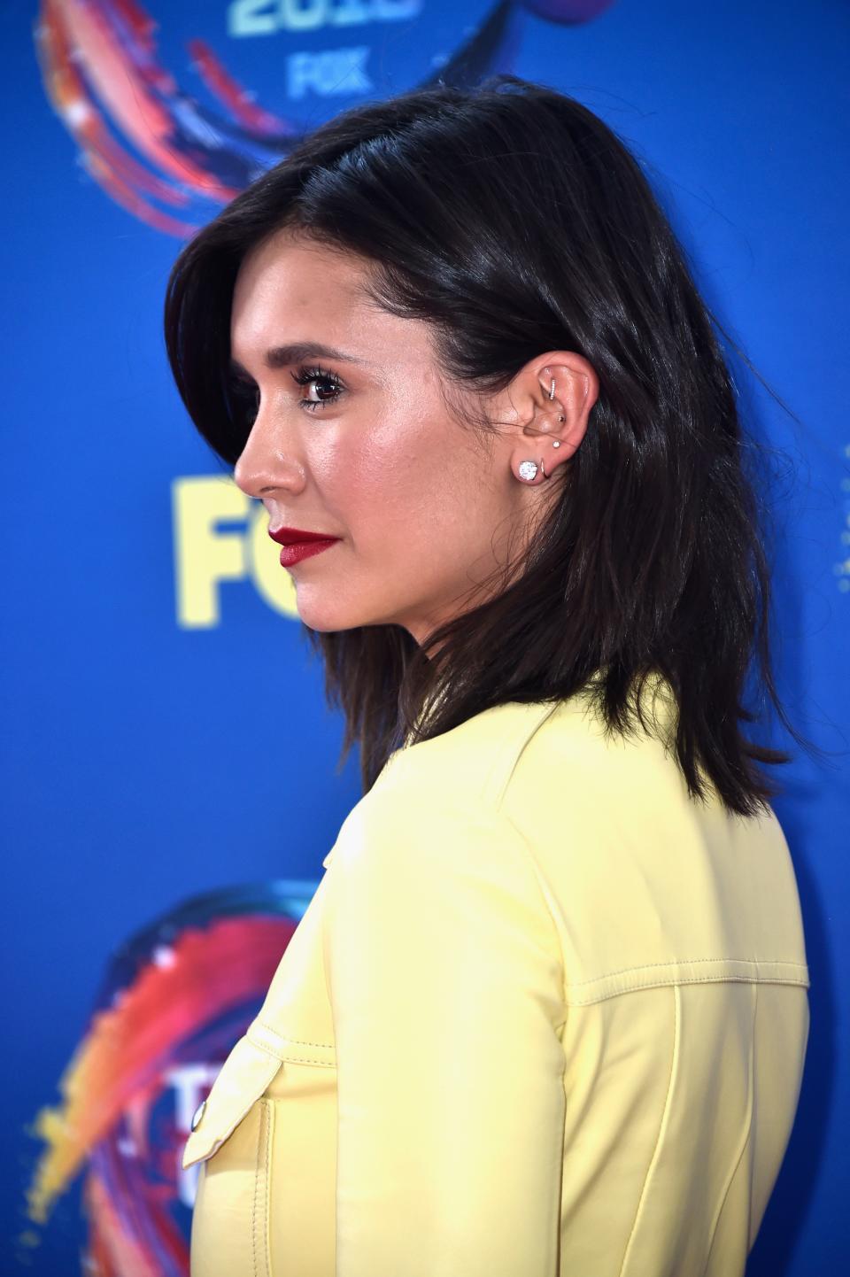 INGLEWOOD, CA - AUGUST 12:  Nina Dobrev attends FOX's Teen Choice Awards at The Forum on August 12, 2018 in Inglewood, California.  (Photo by Frazer Harrison/Getty Images)