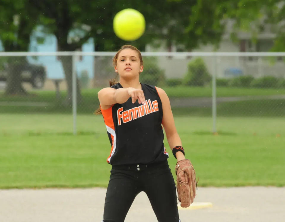 Selena Beltran-Pena was an all-state softball pitcher for the Blackhawks.