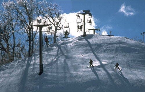 The Mountain Top ski hill at the Grand Geneva Resort in Lake Geneva is a great spot for beginners to learn to ski and snowboard.