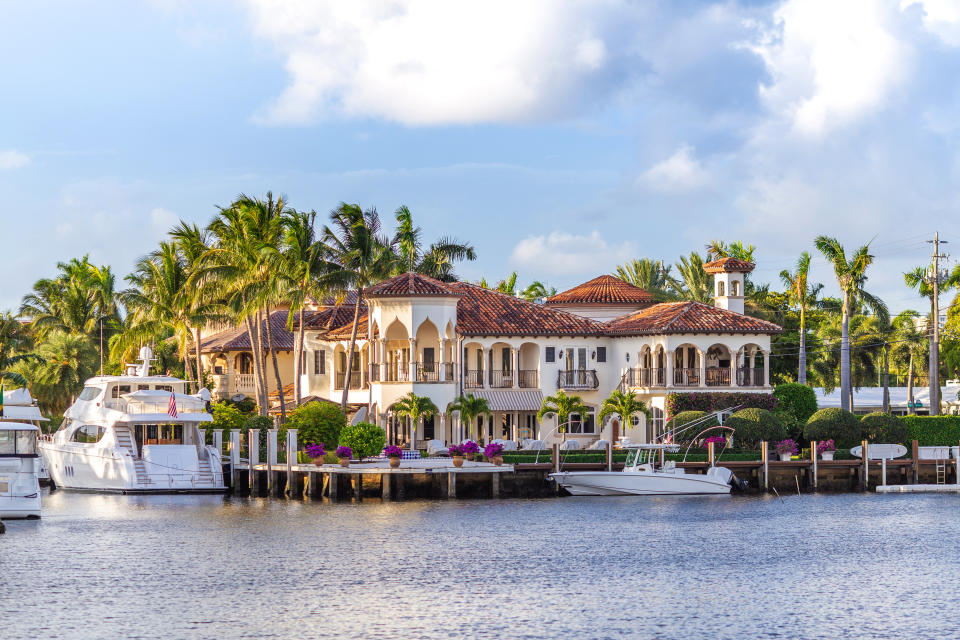 Mansiones en Fort Lauderdale, Florida. Foto: Getty Images. 