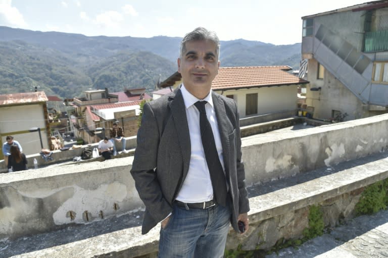 Stefano Calibre, mayor of Sant' Alessio in Aspromonte, a small village of 330 inhabitants in Calabria, southern Italy