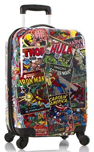 5) Marvel Comics Lightweight 2-PC Hardside Expandable Spinner Luggage Set (Multi)