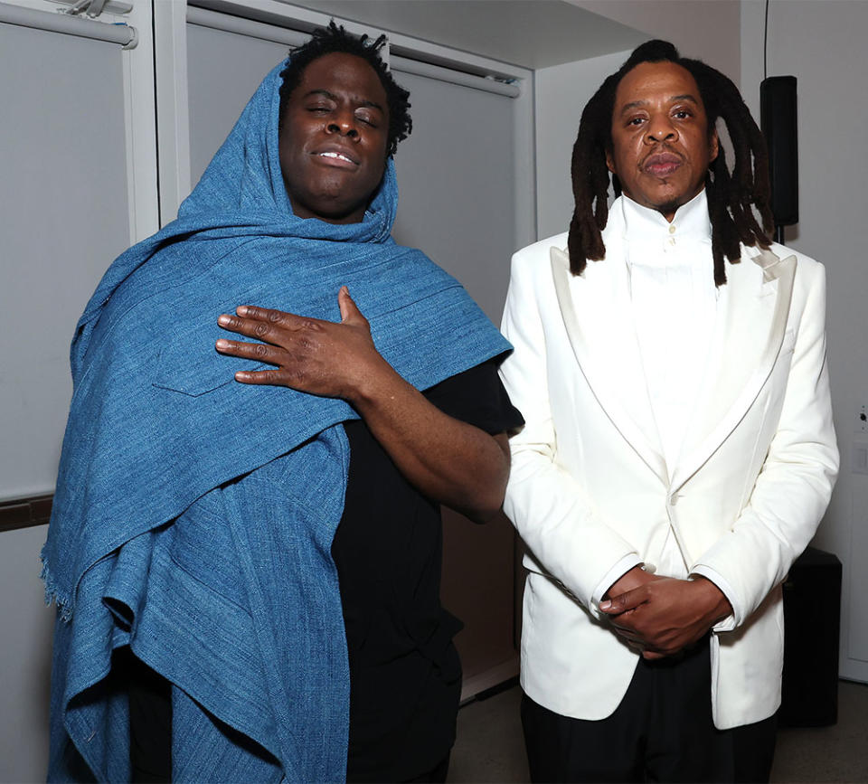 Jeymes Samuel and Jay-Z attend the after party following the Los Angeles premiere of Sony Pictures The Book Of Clarence on January 05, 2024 in Los Angeles, California.