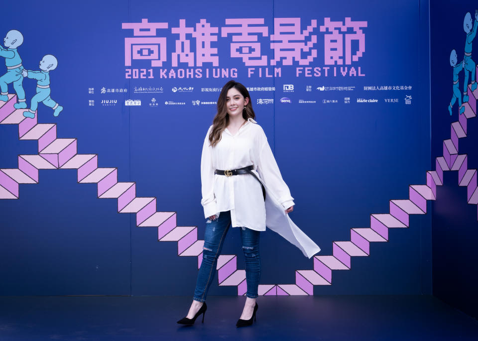 吳兆絃出席《生而為人》高雄電影節台灣首映。
