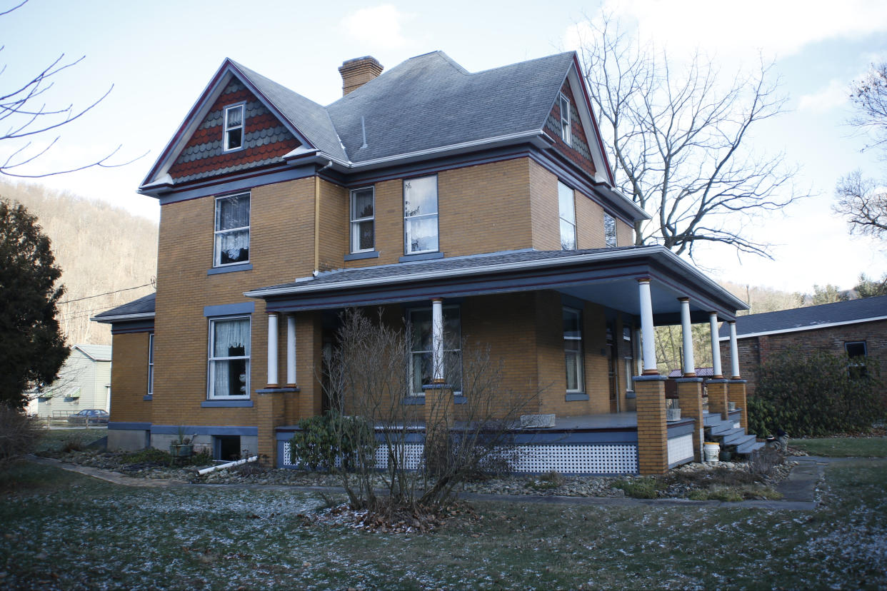 The house used as the home of psychotic killer Buffalo Bill in the 1991 film "The Silence of the Lambs" is seen for sale on Monday, Jan. 11, 2016 in Perryopolis, Pa. Scott and Barbara Lloyd listed the house last summer, but they've dropped the asking price from $300,000 to $250,000. The three-story Victorian was the second-most clicked home on Realtor.com last year, but no serious buyers. (AP Photo/Keith Srakocic)