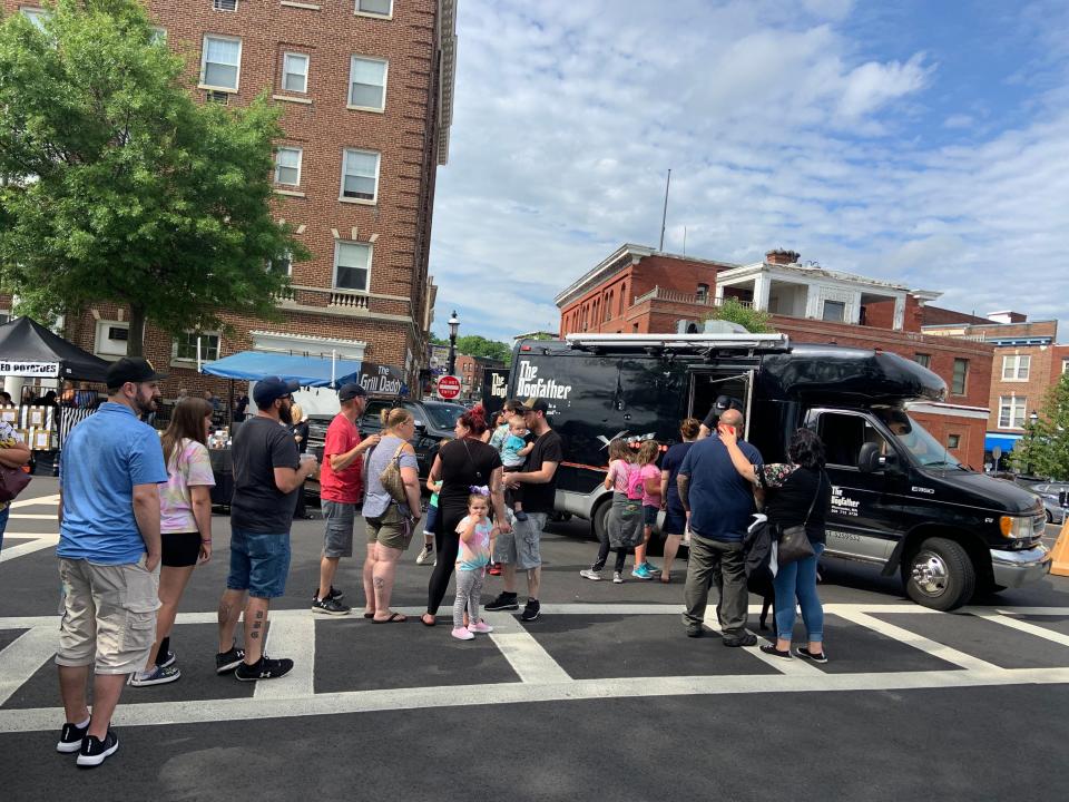 The Dogfather was a popular attraction at the 4th annual Food Truck Festival in Gardner on July 10, 2021.