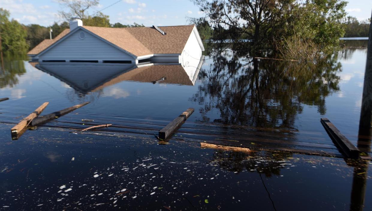 A large area east of Burgaw in Pender County experienced severe flooding from the Northeast Cape Fear River due to the rains from Hurricane Florence back in 2018.