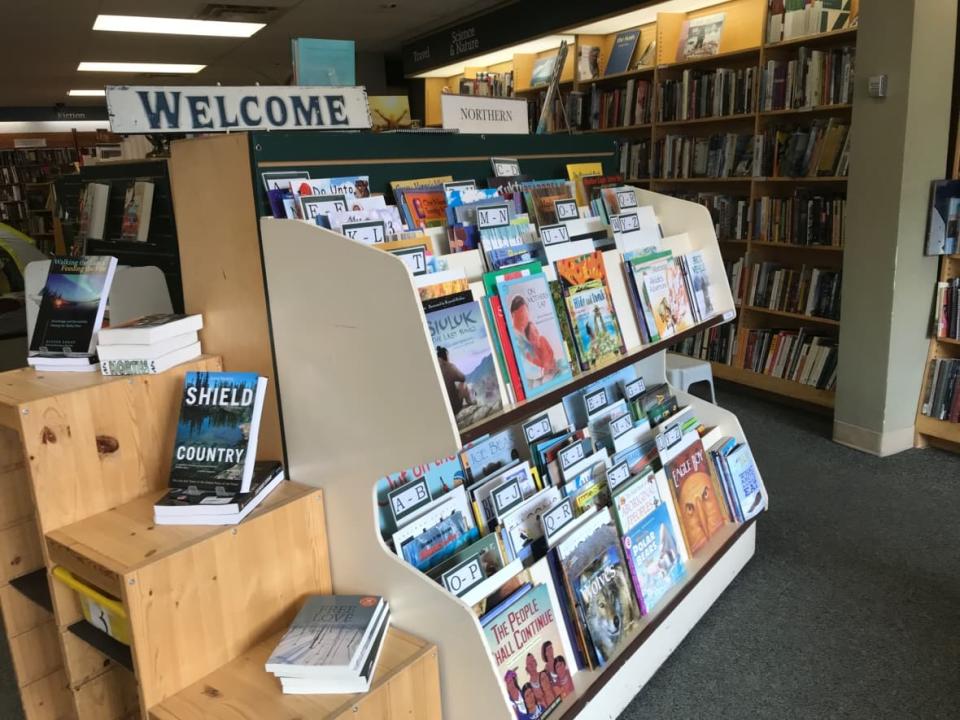 After over 40 years of running the Yellowknife Book Cellar, Judith Drinnan has sold the store to Jennifer Baerg Steyn, a prolific reader who plans to continue the legacy Drinnan built. (Alex Brockman/CBC - image credit)