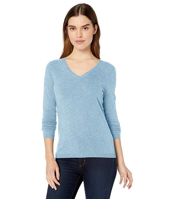 This sweater is made with 100% cashmere. <strong>Find it for $63 on <a href="https://amzn.to/31TFUfv" target="_blank" rel="noopener noreferrer">Amazon</a>.&nbsp;</strong>