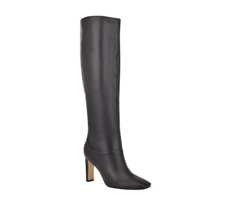 Nine West, black knee high boots 