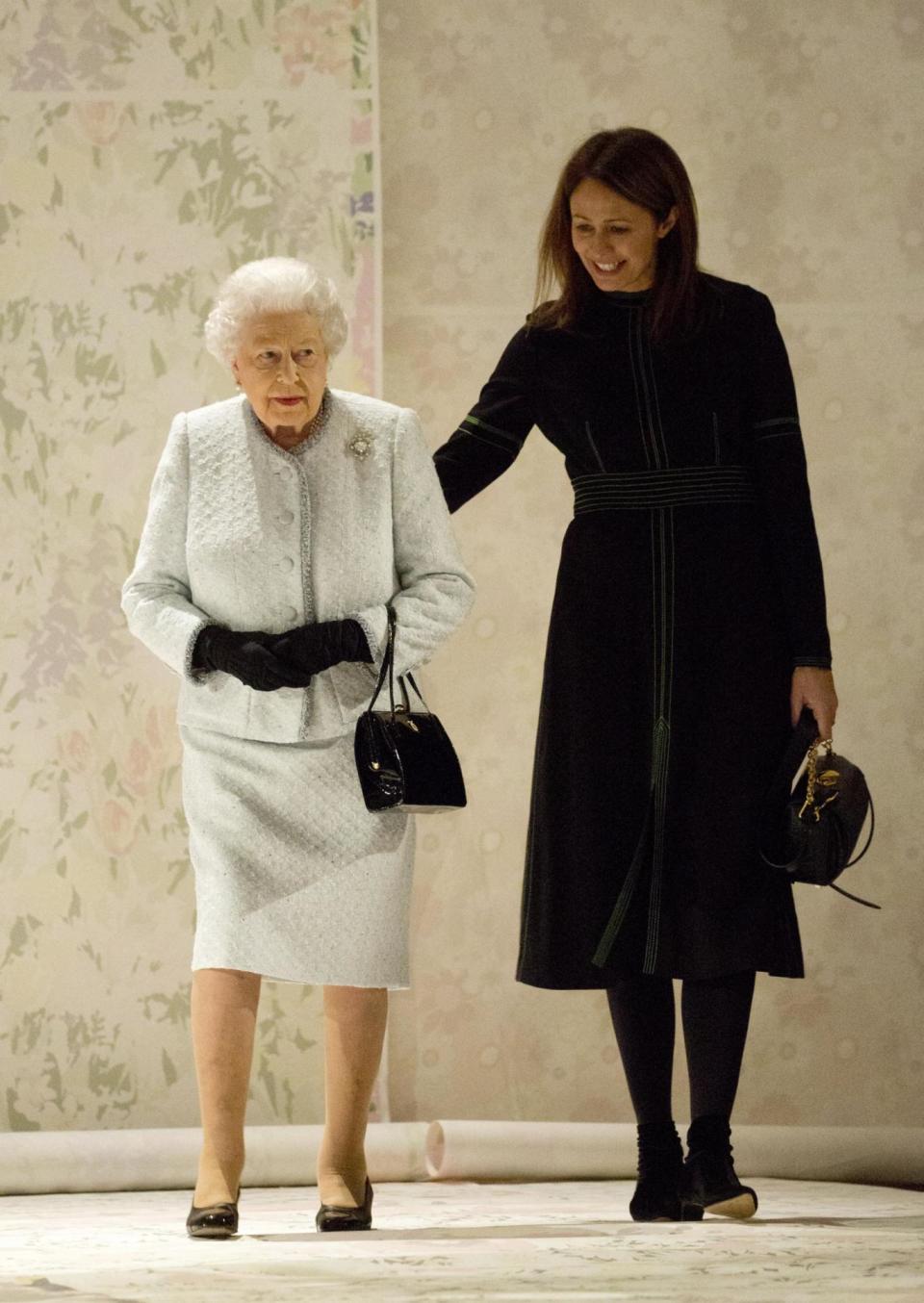 The Queen and Caroline Rush