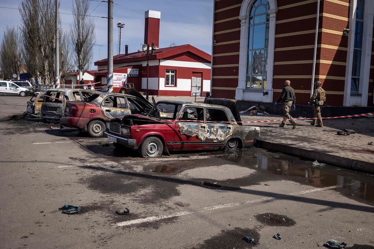 Guerra en Ucrania; Ukraine; Rusia; el mundo; Estación de tren; Kramatorsk