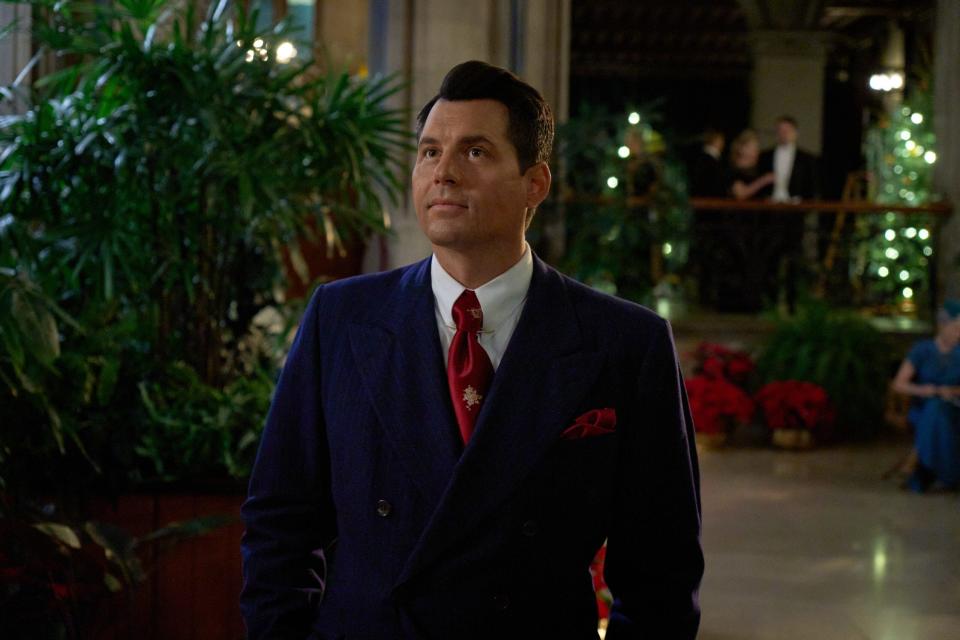 Kristoffer Polaha as Jack Huston in Hallmark's "A Biltmore Christmas," filmed in Biltmore House.