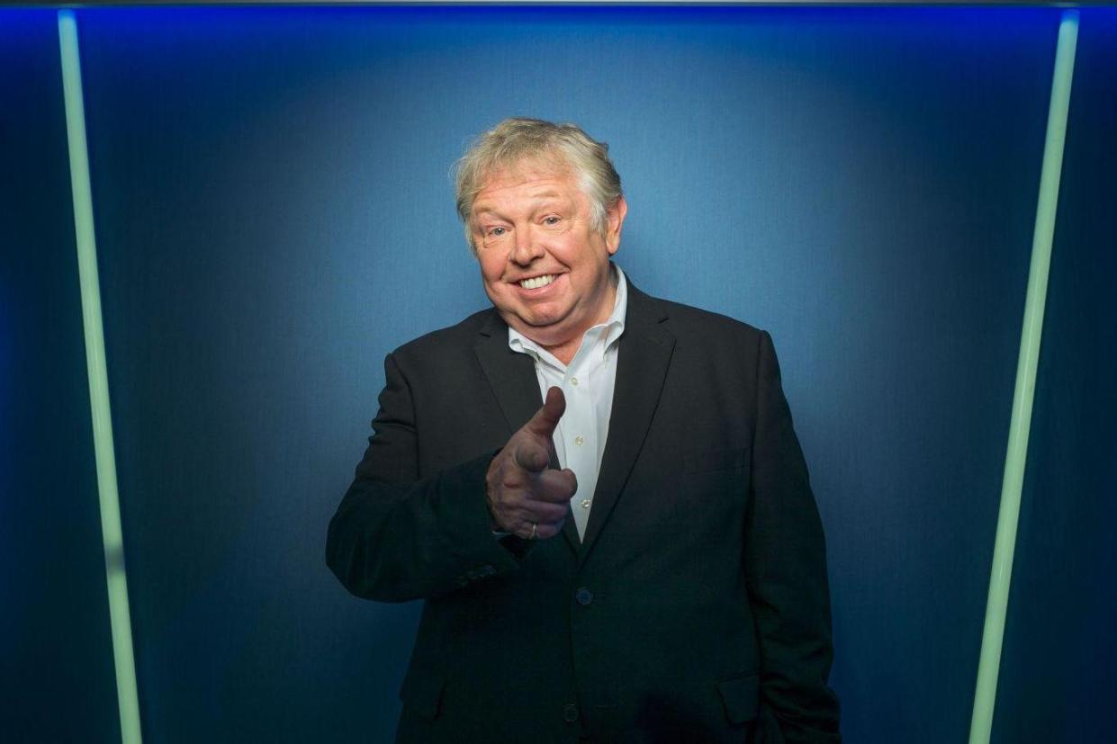 LBC Radio presenter Nick Ferrari at their studio in Leicester Square,: Matt Writtle