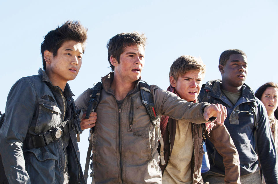 main characters in "The Scorch Trials"
