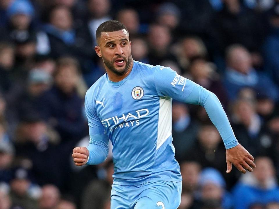 Kyle Walker took the positives after Manchester City’s draw with Liverpool (PA Wire)