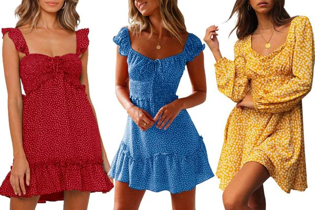 Shoppers Say This $27 Floral Mini Dress 'Fits Like a Dream
