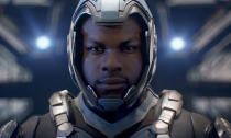 <p>Set ten years after ‘Pacific Rim’, John Boyega plays Jake Pentecost, son of Stacker Pentecost, who teams up with Mako Mori to lead a new generation of Jaeger pilots against a terrifying and new Kaiju threat. </p>