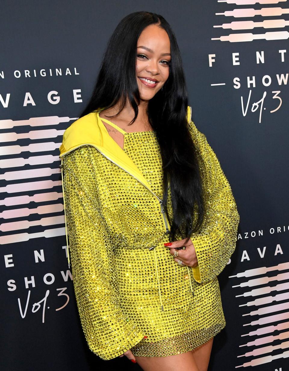 Rihanna attends Rihanna's Savage X Fenty Show Vol. 3 presented by Amazon Prime Video at The Westin Bonaventure Hotel &amp;amp; Suites in Los Angeles, California; and broadcast on September 24, 2021.