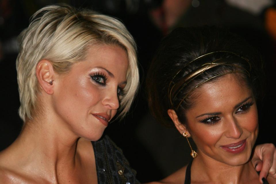 Cheryl pictured with Sarah Harding in 2007 (Getty Images)