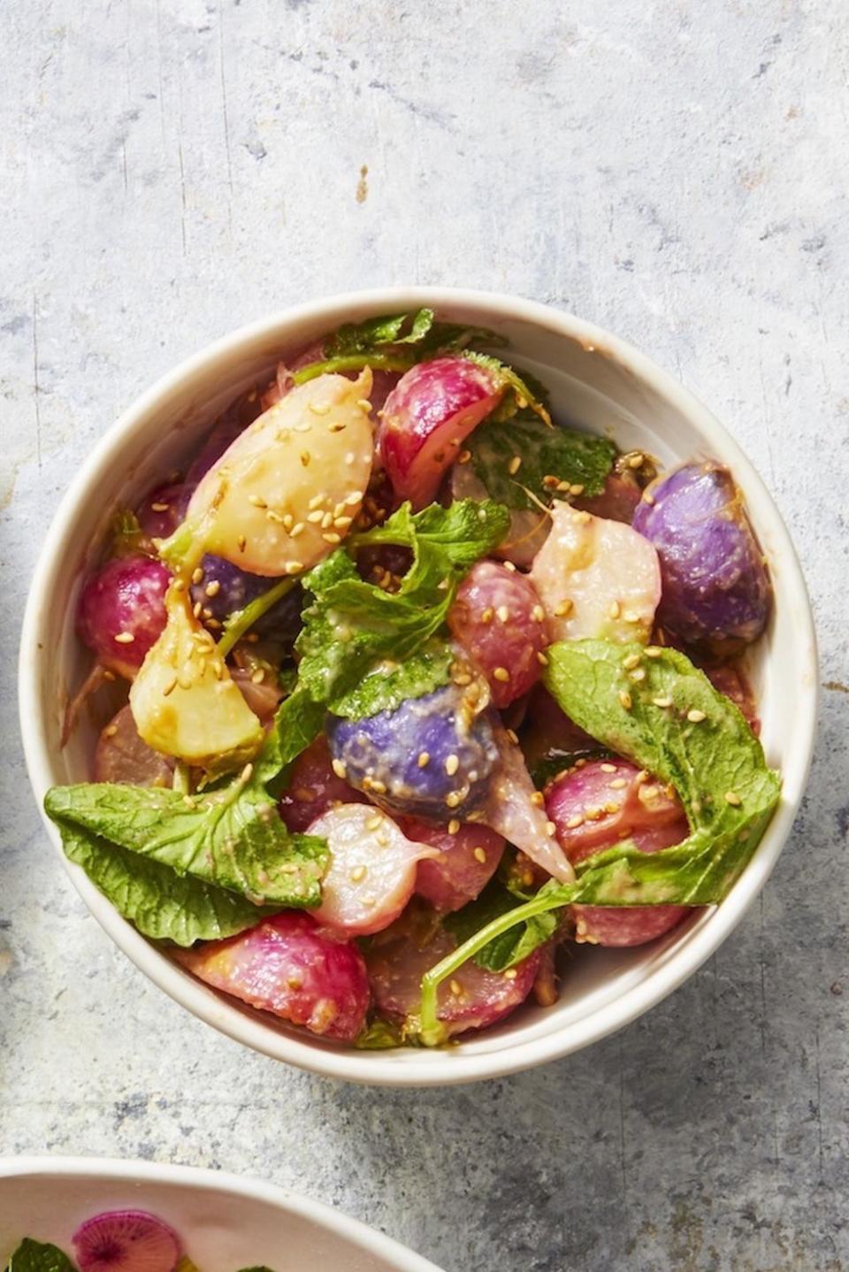 Miso-Glazed Radishes