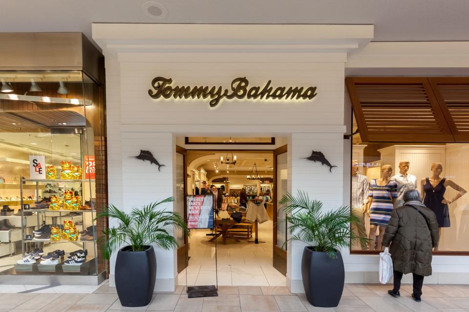 Tommy Bahama storefront  in Toronto