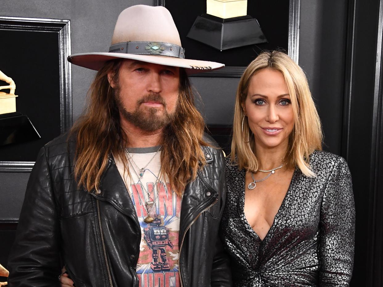 Billy Ray and Tish Cyrus