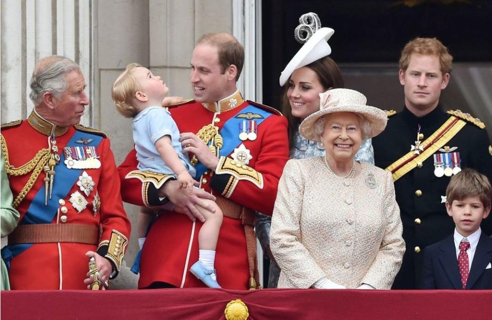 Prince Charles, Prince George, Prince William and Queen Elizabeth | Tim Rooke/REX Shutterstock