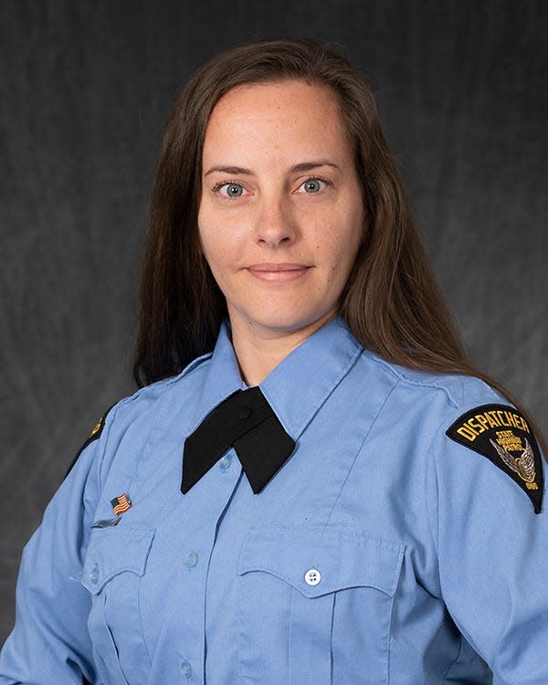 Dispatcher Heather A. Kanouse was selected for the 2023 Ohio State Highway Patrol Telecommunications Award at the Bucyrus Post.