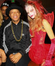 <p>We bet the music mogul didn’t have to go far to pull together his Run-D.M.C costume! Of course, he promoted the legendary hip-hop group, which featured his brother Rev. Run. (Photo: Gabriel Olsen/WireImage) </p>