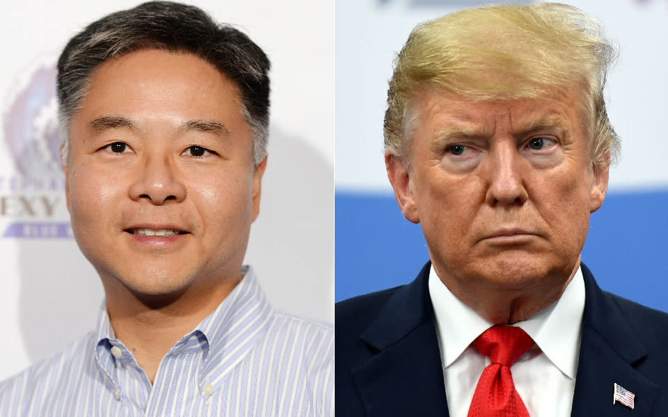 Rep. Ted Lieu (D-Calif.) says it's "too late" for Donald Trump to shut down investigations into his 2016 campaign's possible dealings with Russia. (Photo: Getty Images)