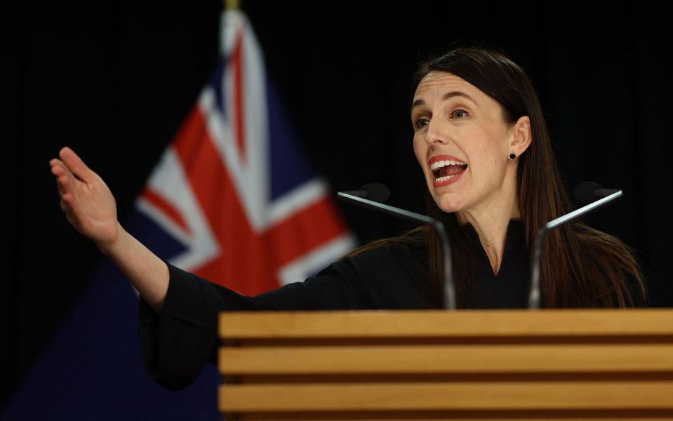 New Zealand's Prime Minister Jacinda Ardern speaks about a bank holiday on September 26 - AFP