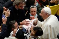 Pope Francis holds weekly general audience at the Vatican