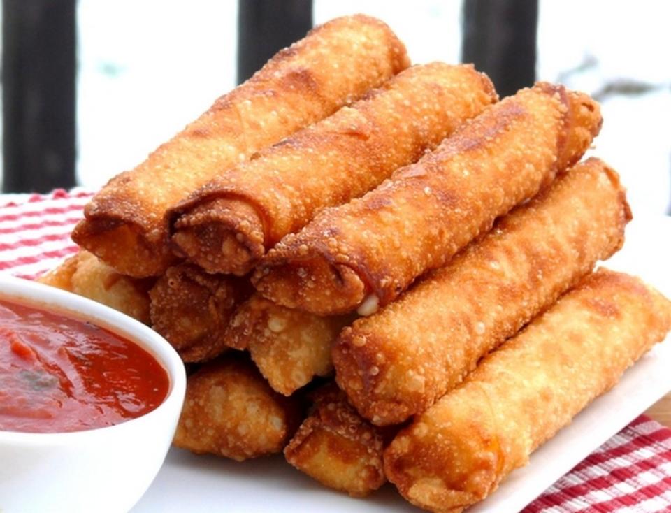 <p>Noble Pig</p><p><strong>Recipe: <a href="https://noblepig.com/2012/03/fried-mozzarella-pepperoni-sticks-made-easy/" rel="nofollow noopener" target="_blank" data-ylk="slk:Fried Pepperoni and Mozzarellas Sticks;elm:context_link;itc:0;sec:content-canvas" class="link ">Fried Pepperoni and Mozzarellas Sticks</a></strong></p>