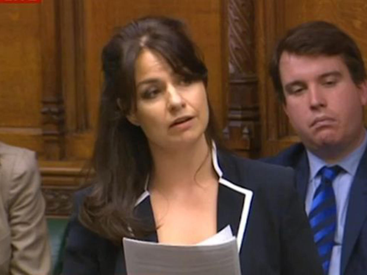Ms Allen criticised the cuts in her maiden speech in Parliament