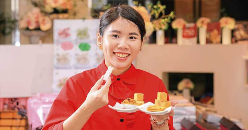 糖村為台灣伴手禮知名品牌，像是牛軋糖、鳳梨酥、豆豆塔、牛軋餅均為熱銷單品。（圖／馬景平攝）