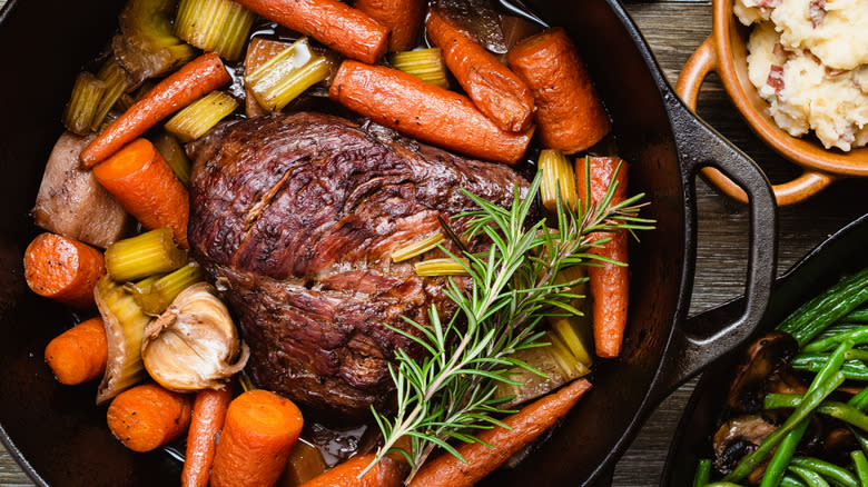 pot roast in Dutch oven