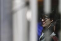 Ellen Pao leaves San Francisco Superior Court Civic Center Courthouse during a lunch break in San Francisco, California March 25, 2015. REUTERS/Stephen Lam