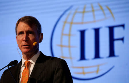 Tim Adams, President and CEO of the Institute of International Finance (IIF), attends the 2018 G20 Conference entitled "The G20 Agenda Under the Argentine Presidency", in Buenos Aires, Argentina, March 18, 2018. REUTERS/Agustin Marcarian