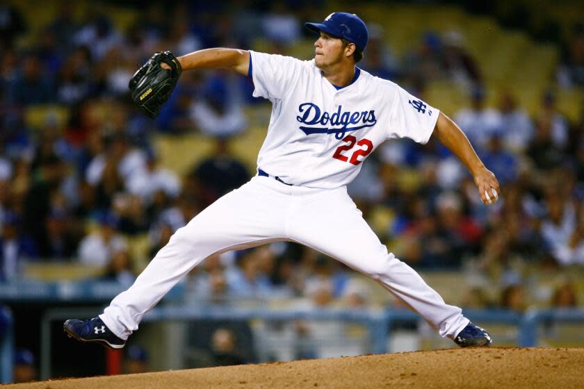 Clayton Kershaw leans back to deliver a pitch in May 2009 against the San Diego Padres.