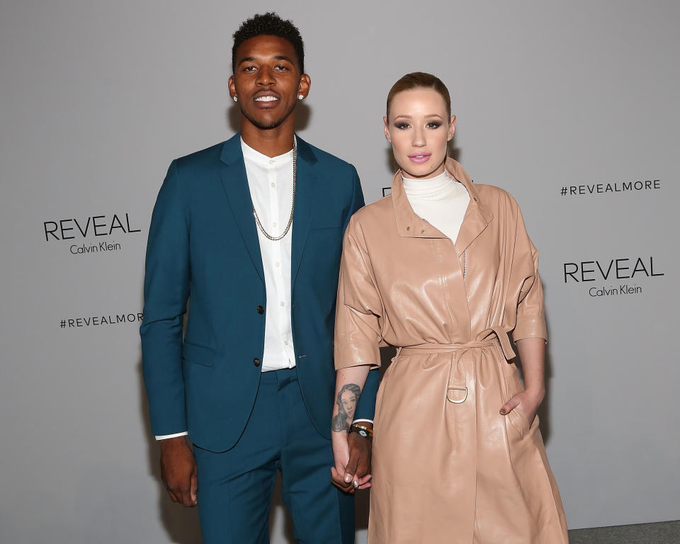 Nick Young and Iggy Azalea in New York in 2014. (Photo: Getty Images)