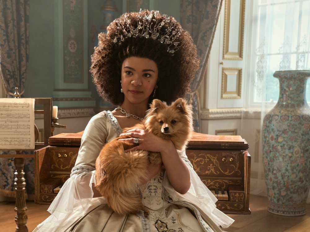 India Amarteifio als junge Charlotte in "Queen Charlotte: Eine Bridgerton-Geschichte". (Bild: Liam Daniel/Netflix © 2023)