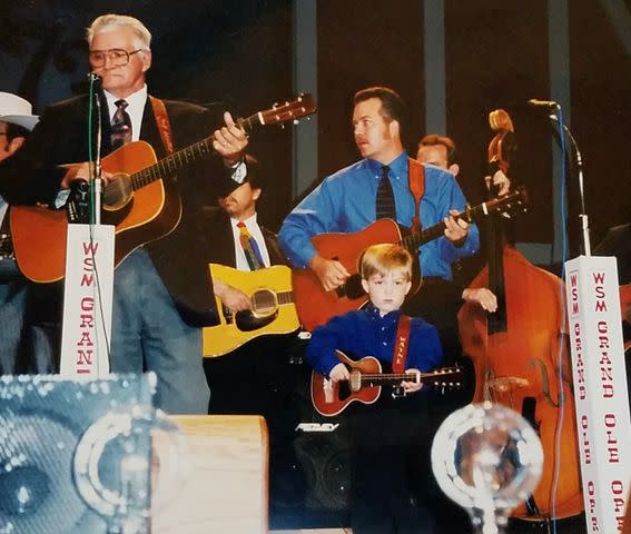 <p>Courtesy of Wayne Brewer</p> Three generations of Brewers play the Opry: Finley, Gary and Wayne